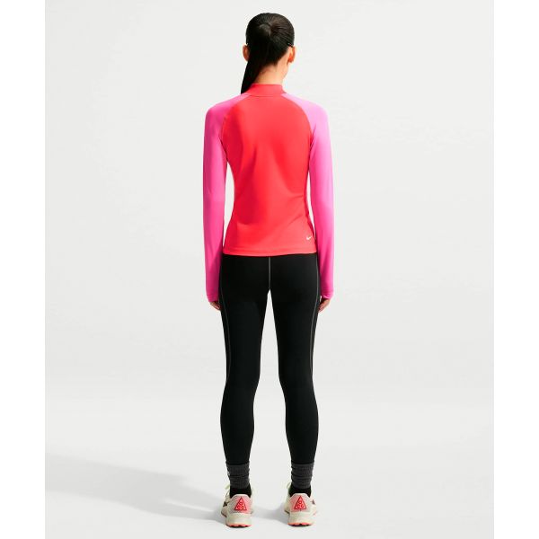 Nike ACG Series Wildsee Moisture-Wicking UV-Resistant Breathable Slim Fit Half-Zip Hiking Long Sleeve Quick-Dry T-Shirt Women tops IQ6323-696