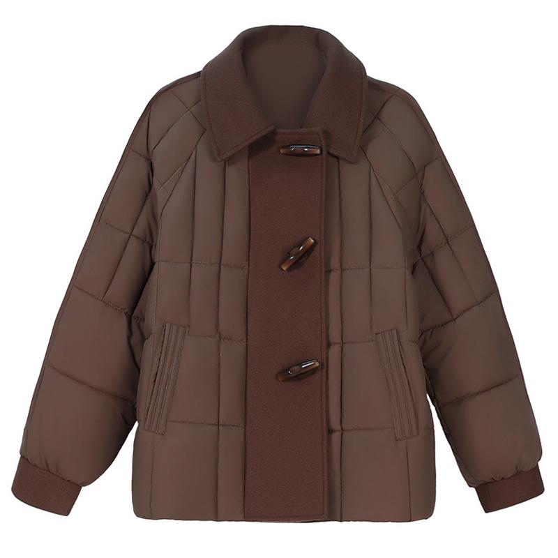 Middle Age Woman Winter Coats Plus Size Elegant Loose Thick Warm Parkas Female Jacket