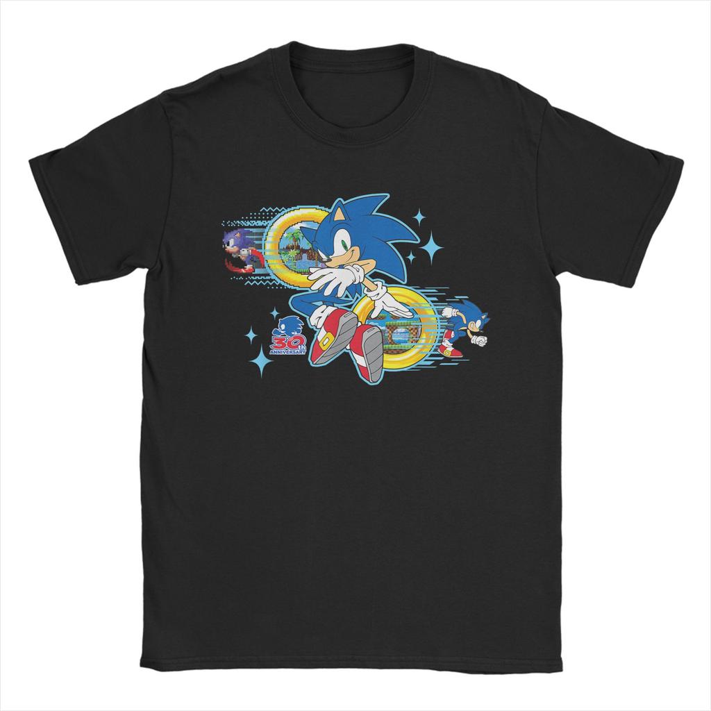 Shadow The Hedgehog T-Shirts Men Novelty Cotton Tees O Neck Short Sleeve T Shirt Gift Idea Clothes