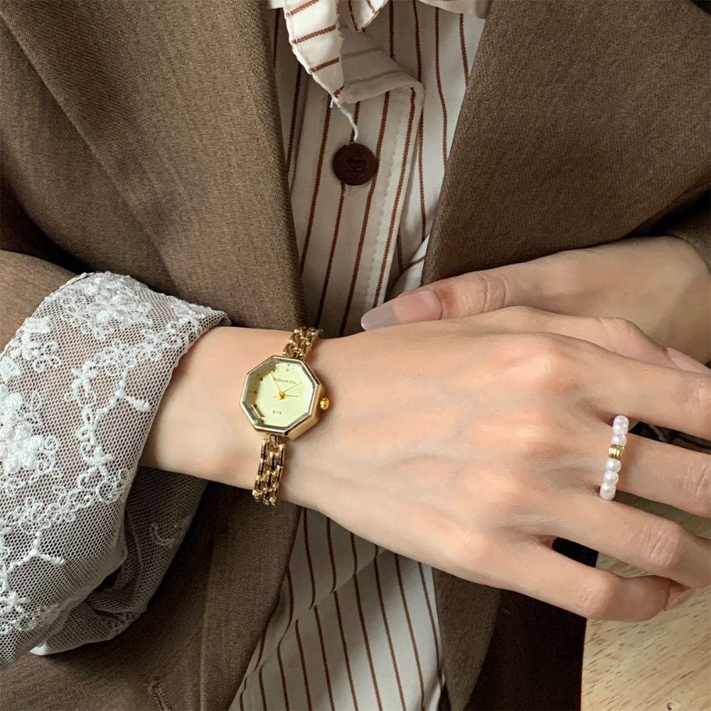Polygon Dial Bracelet Watch Bracelet Strap Ladies Watch New Wristwatch for Women