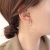Серьги-кольца Higu из серебра 925 пробы, простые геометрические круглые для женщин