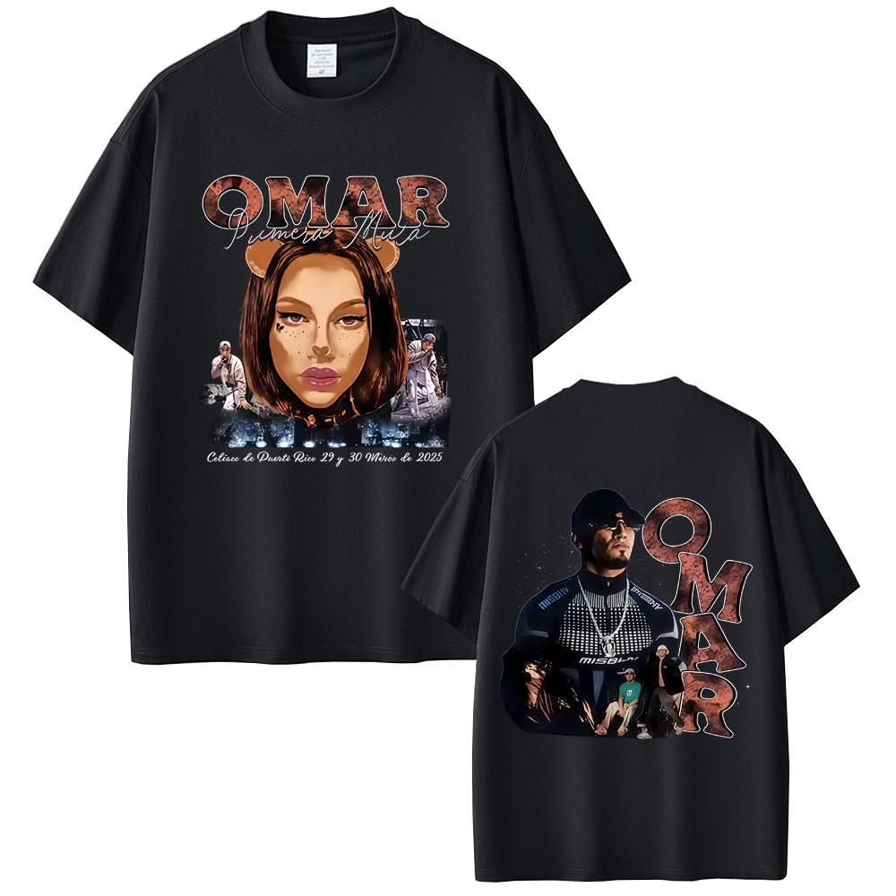 Футболка Rapper Omar Courtz Primera Musa для мужчин и женщин, модная хип-хоп уличная винтажная футболка, мужские повседневные хлопковые футболки с круглым вырезом