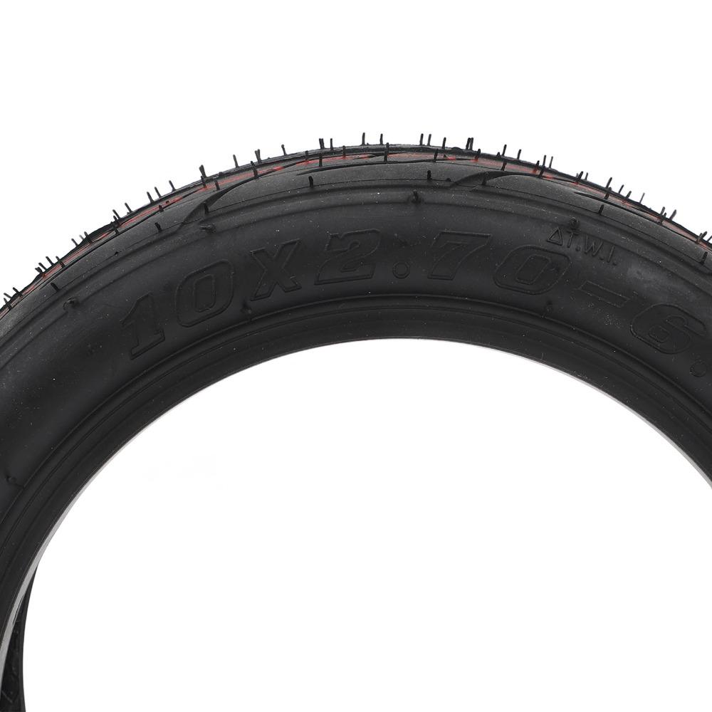 10 x 2.70-6.5 Electric Scooter Tire Black Vacuum Tire Durable Tubeless Tire  Electric Scooter