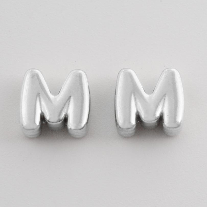 3/6 шт. Невыцветающие Мини-бусины-буквы Из Нержавеющей Стали 304 Для Изготовления Украшений Аксессуары Ручной Работы Браслеты Браслеты на Лодыжку Материалы Оптом