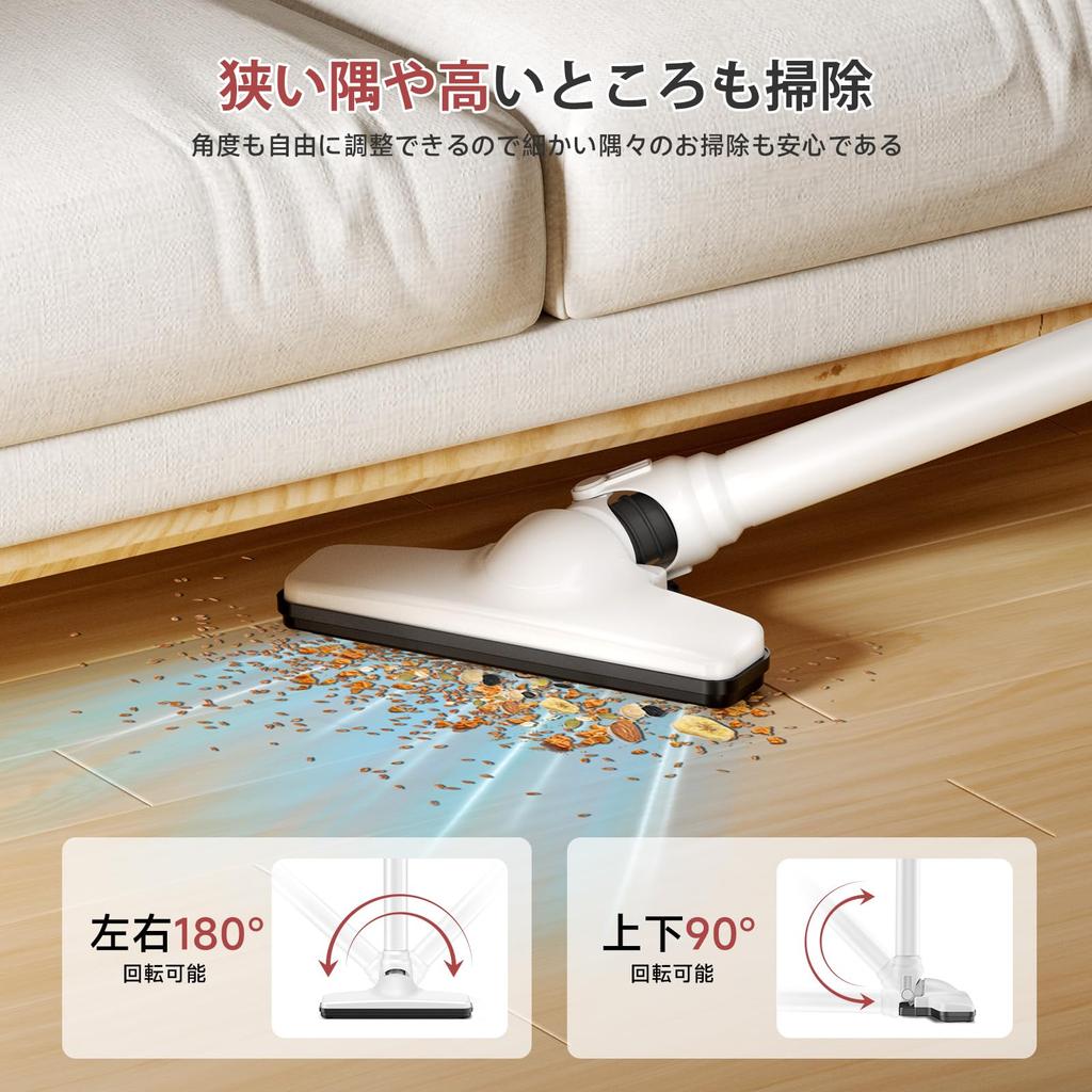 Проводной пылесос с очень сильным всасыванием Пылесос LUNINO Cyclone Впервые выпущен в 2024 году 2-сторонний пылесос с ручкой Не требуется бумажный пакет HEPA