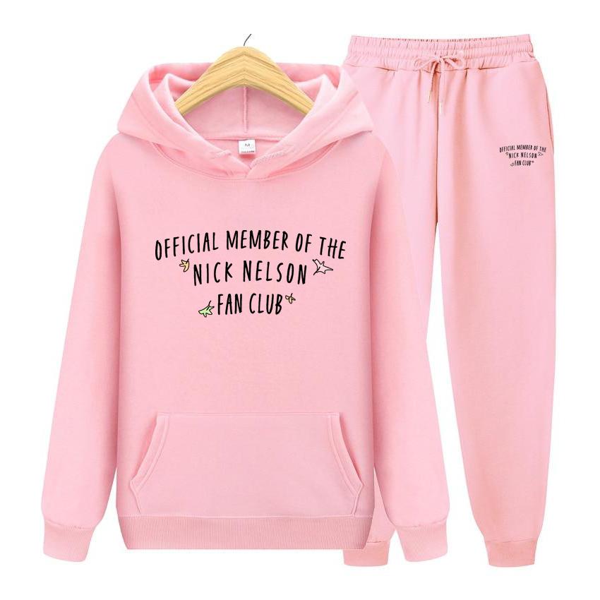 Женский комплект из двух предметов с карманами и длинными рукавами, толстовка, женские брюки с капюшоном, комплекты с капюшоном Heartstopper, модные толстовки большого размера