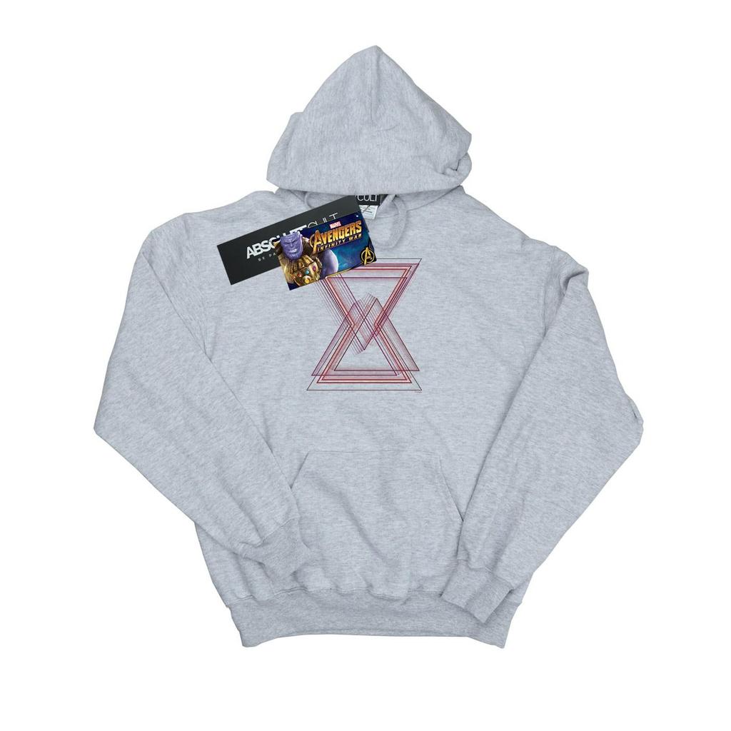 Marvel Girls Avengers Infinity War Black Widow Lines Hoodie