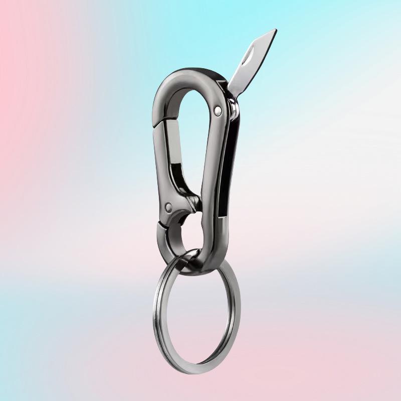 Персонализированный многофункциональный брелок: Нож, Открывалка для бутылок, Зажим для ремня - Модный и Креативный