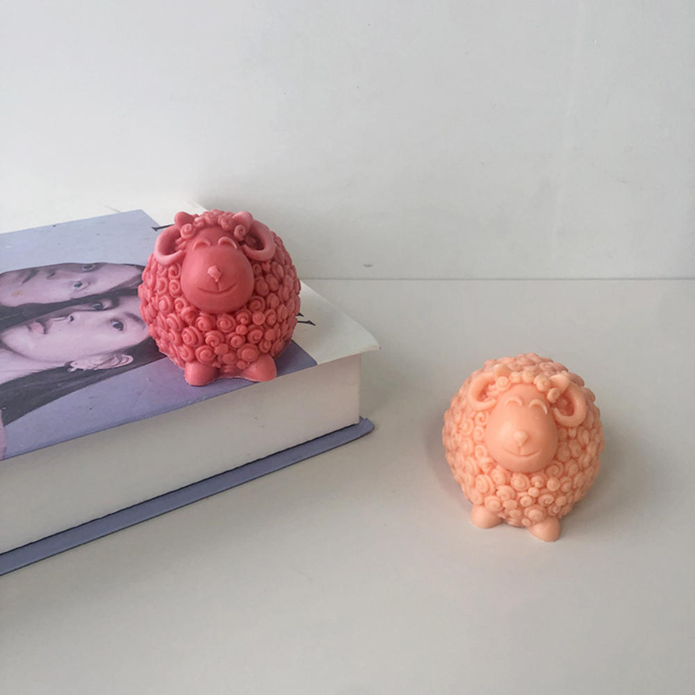 3D Pearl Rabbit силиконовая форма для свечей DIY Pearl Bear Aroma эпоксидная смола форма для мыла и свечей DIY Craft Handmade Home Decor