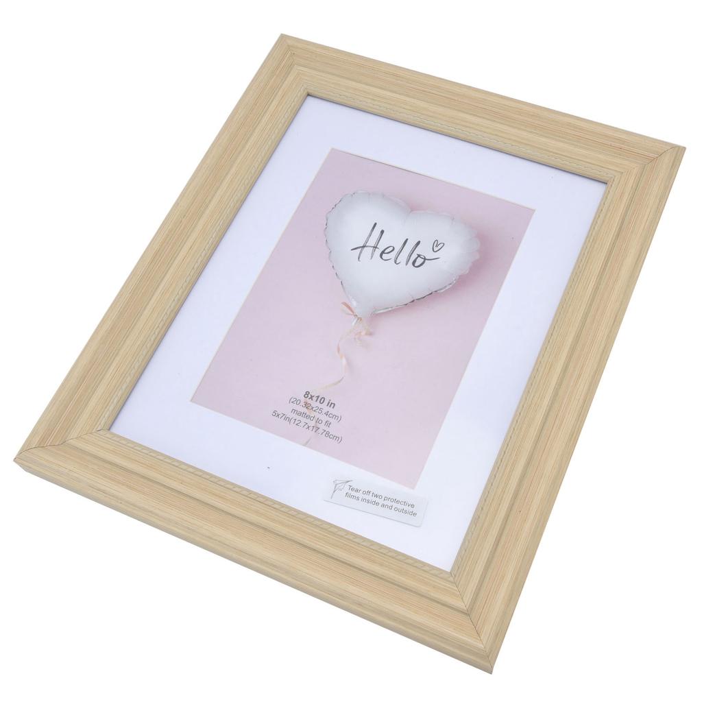 Современная фоторамка деревянного цвета, инновационная рамка для фотографий для дома, офиса, спальни