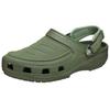 Crocs Мужские кожаные клоги Yukon Vista Зеленые 207689-309