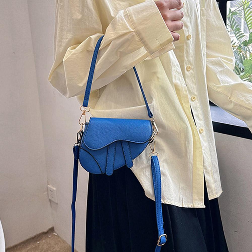 Кошельки Simple MessWomen Messenger Bags Saddle Bag Portable Single Shoulder Bag Women Leather Crossbody Bag Handbag Enger Bags