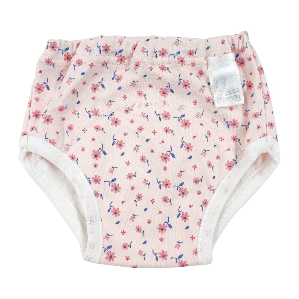 Training Toilet Girls' 3-Layer Pants, 5-Pack, Training, Baby, 95cm, F4021E-95-20