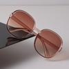 Модные Солнцезащитные Очки Женские Мужские Круглые Зеркальные Большая Оправа Дизайнерский Бренд Черные Солнцезащитные Очки Трендовая Оправа Унисекс Сексуальные Классические