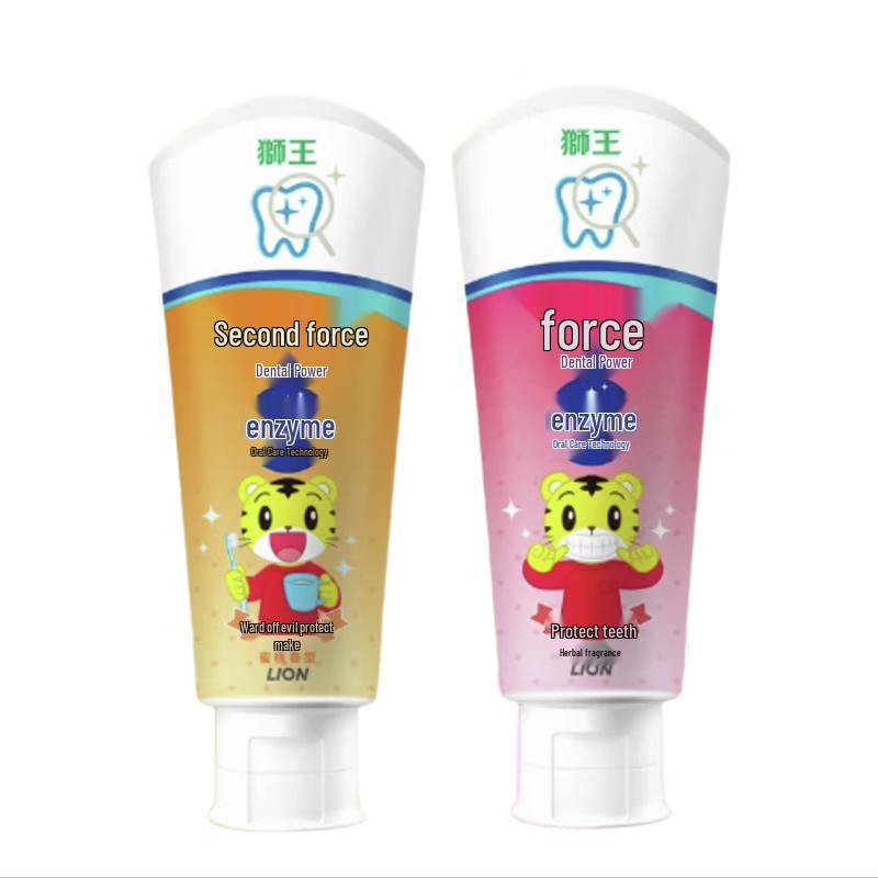 Lion Chijia Qiaohu Kids Enzyme Toothpaste Duo Pack