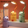 1pcs Cute Animal LED Desk Lamp Foldable Dimmable Table Light Temperature Adjustable Learning Portable Lamp