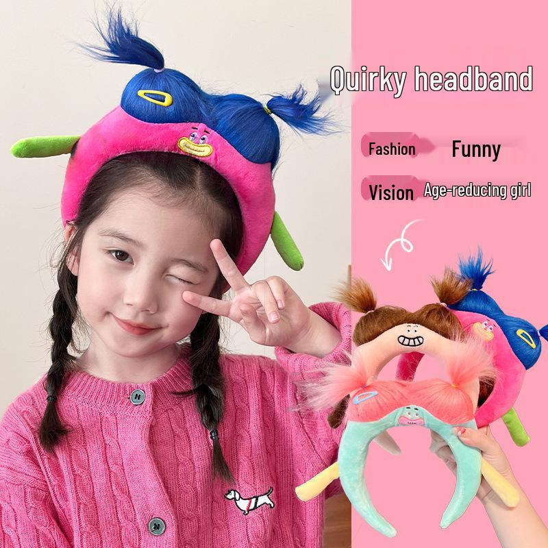 Очаровательная плюшевая повязка на голову Ugly Doll для макияжа и ухода за кожей