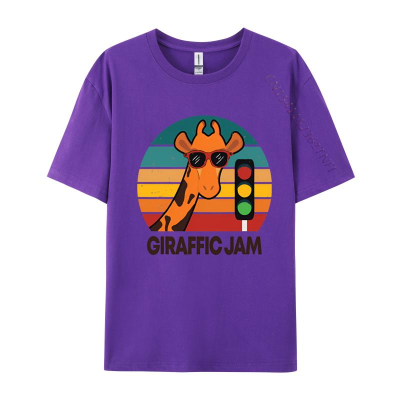 Giraffic Jam African Safari Animals Tshirt Unisex T Shirts Birthday Gifts Tee Shirts Tops Shirts Novelty