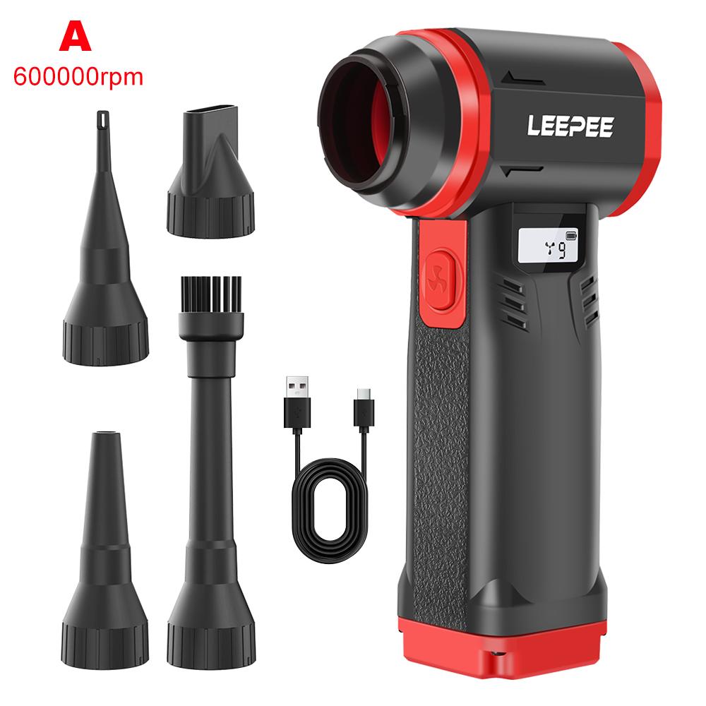 Portable Car Air Compressor Windscreen Snow Blowing Seat Dashboard Cleaner Air Duster 600/130K RPM Turbo Jet Fan Air Blower Pump