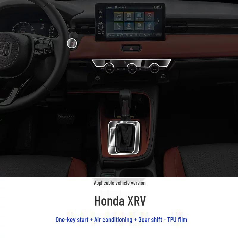 Новая защитная пленка для интерьера и фар Honda XRV, экрана центральной консоли, декора рычага переключения передач