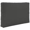 Outdoor Sofa Cushion 2 pcs Anthracite Polyester