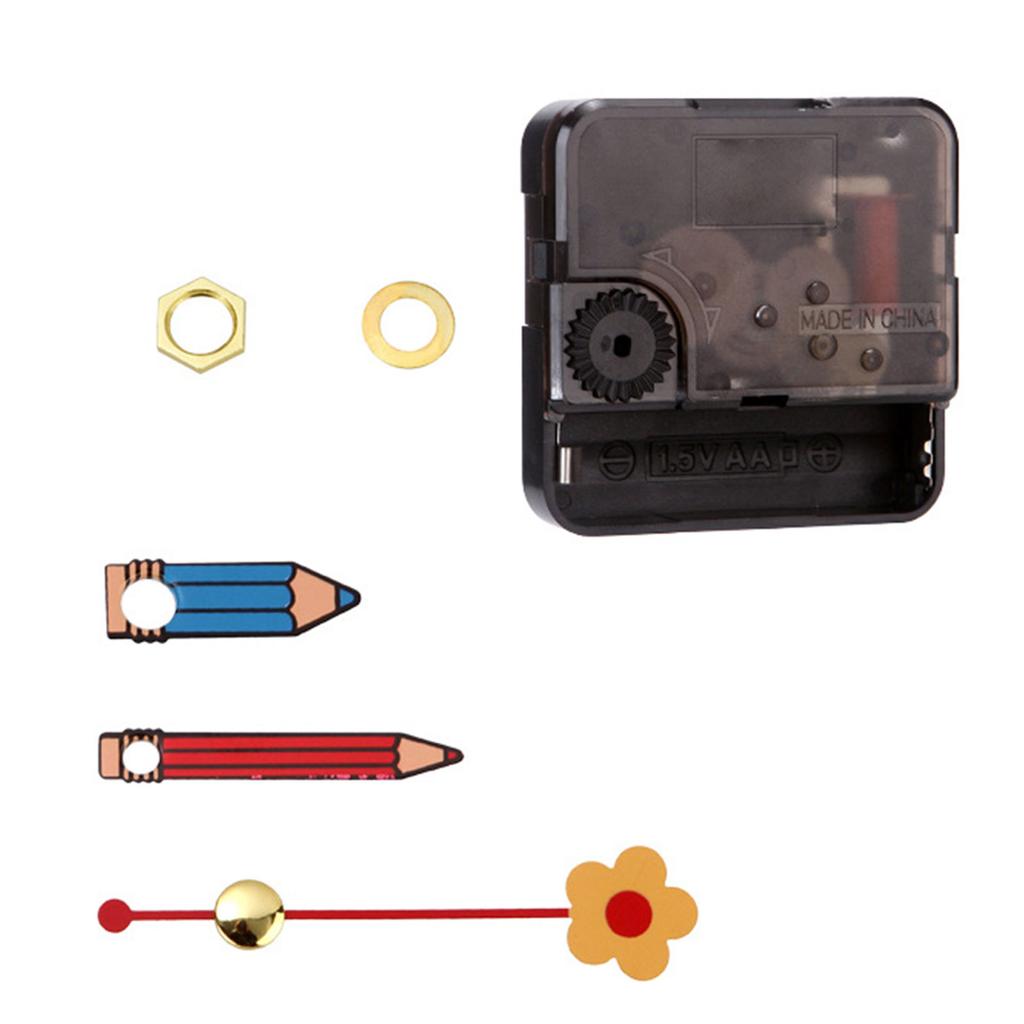 Детали для ремонта часов своими руками, бесшумные кварцевые механизмы, наборы с вилкообразными стрелками, простая установка для домашнего офиса и общественных мест