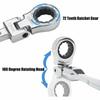 20Pcs/set Flex Head Ratchet Wrench 8mm-19mm Changeable Wrench Ratchets Screwdriver Household Multifunctional Hardware Tools