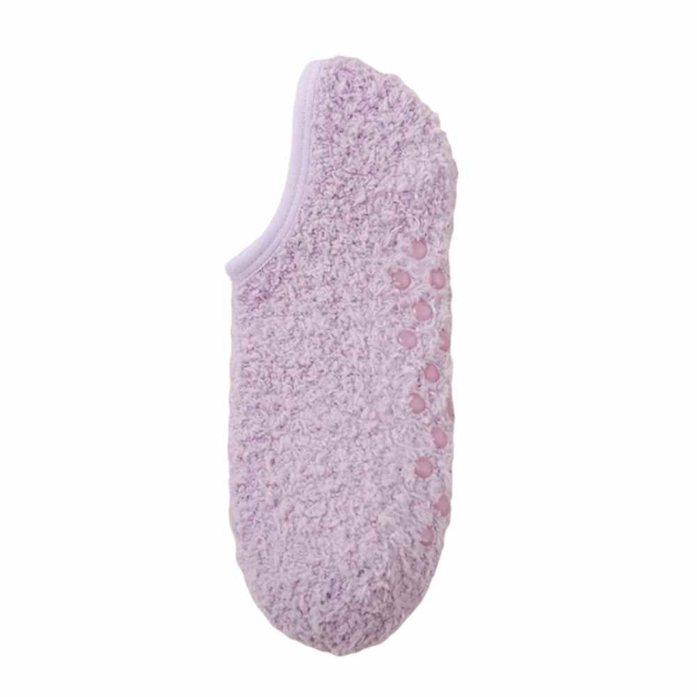 Cold-proof Coral Fleece Socks Non-slip Short Boat Socks Warm Sleep Socks Winter