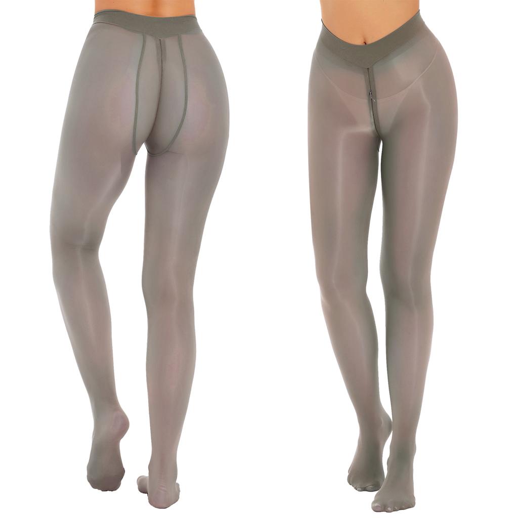 Женские бесшовные колготки, блестящие чулки, ультра прозрачные чулки, леггинсы