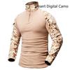 Камуфляжные мужские футболки, армейская боевая тактическая футболка, военные охотничьи уличные мужские футболки с длинным рукавом