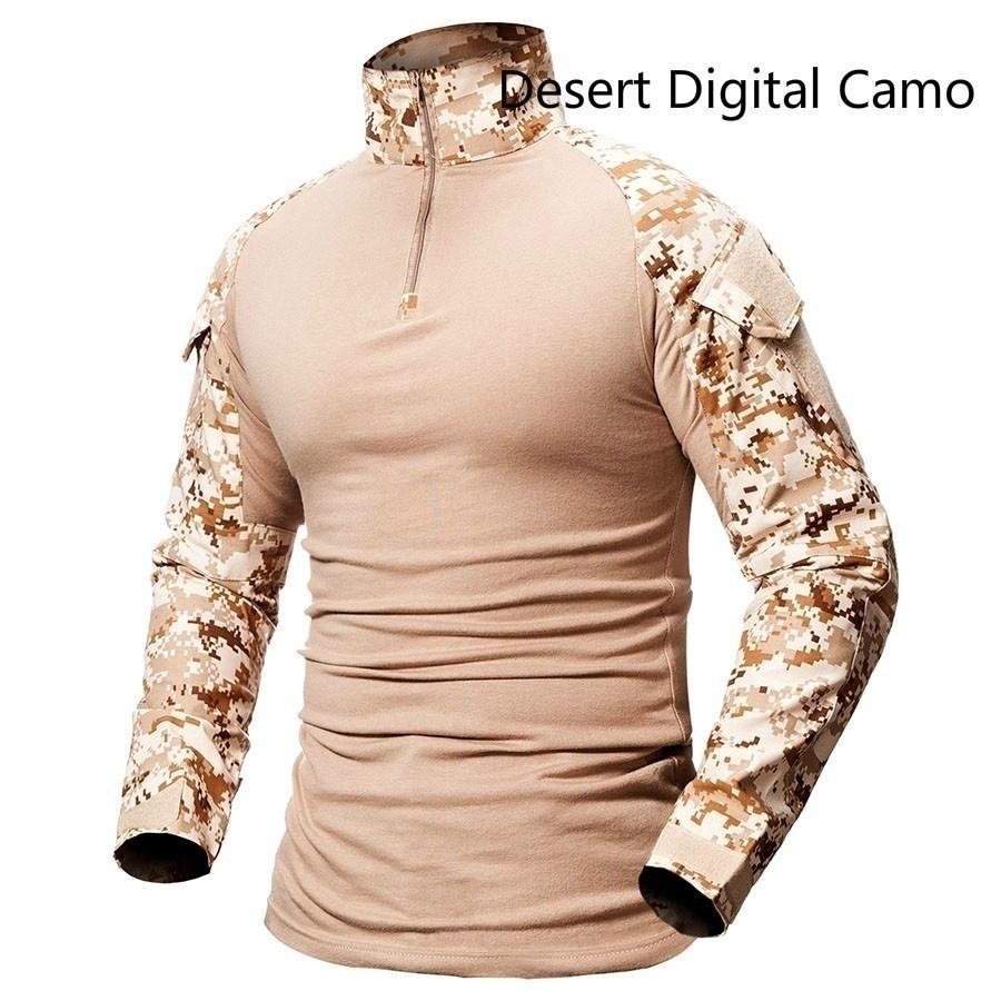 Камуфляжные мужские футболки, армейская боевая тактическая футболка, военные охотничьи уличные мужские футболки с длинным рукавом