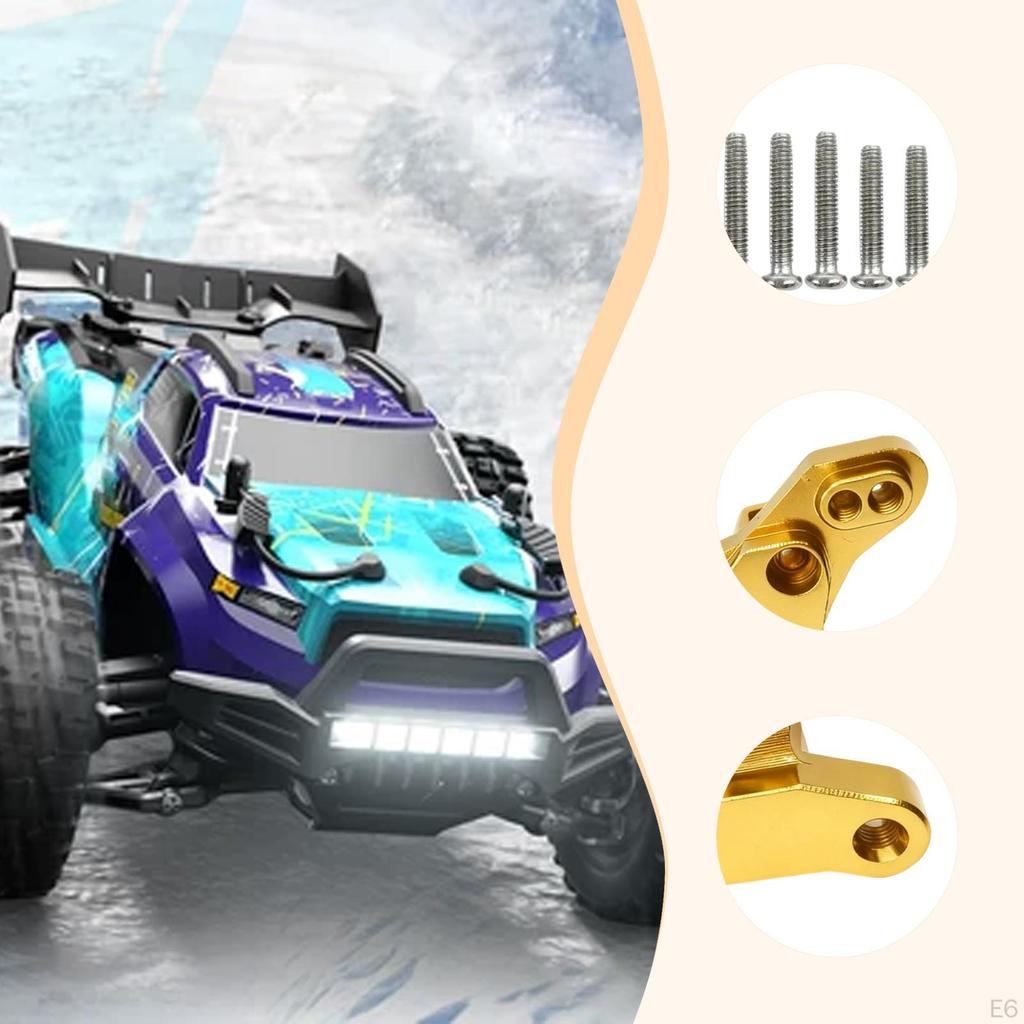 2 Aluminum Alloy Shock Absorber Mounts for 1:16 Scale RC Cars. Easy Installation. Directly Replaces