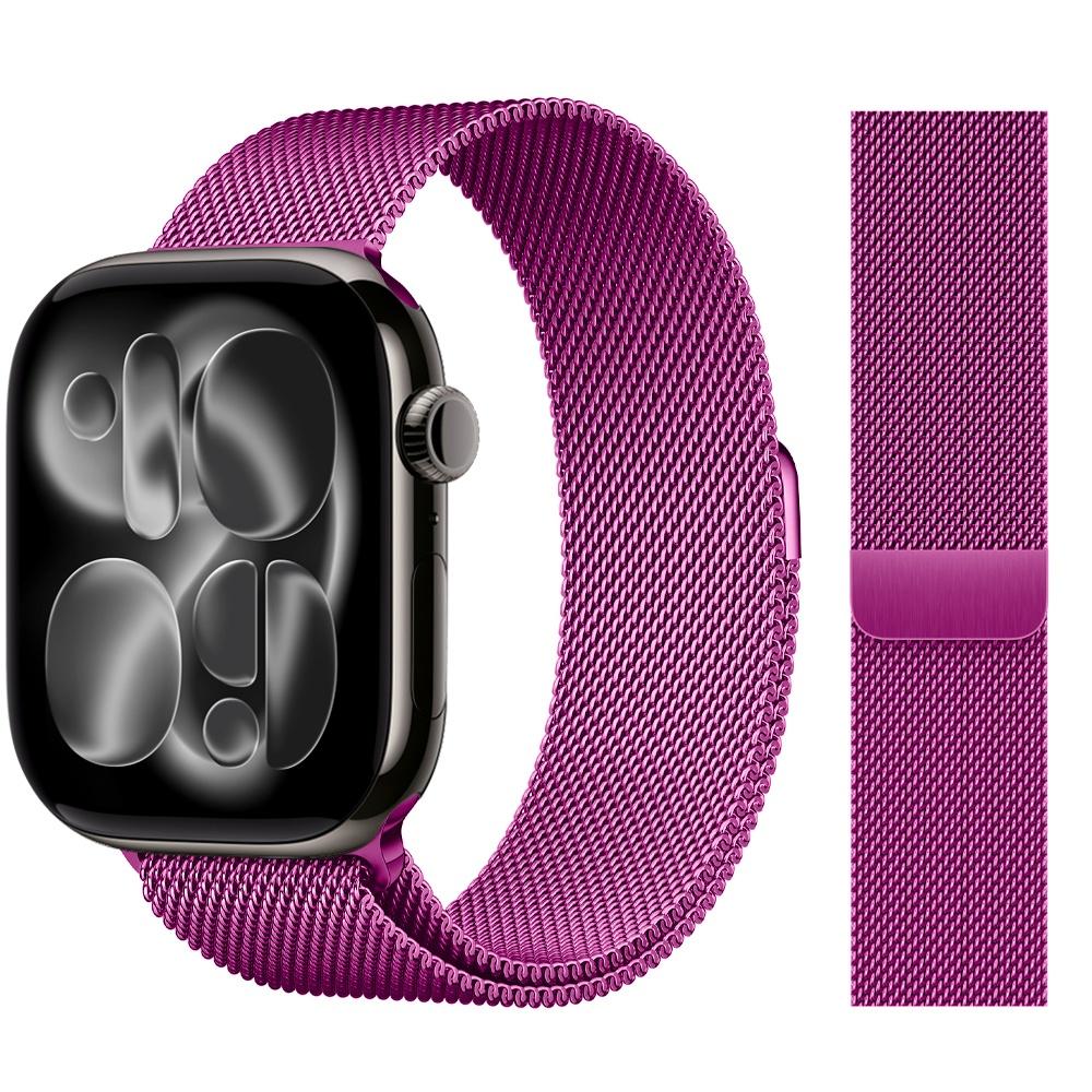 Миланская петля для ремешков Apple Watch 44 мм 46 мм 40 мм 45 мм 41 мм 42 мм браслеты iWatch серия 10 11 se 7 8 9 ultra 2 3