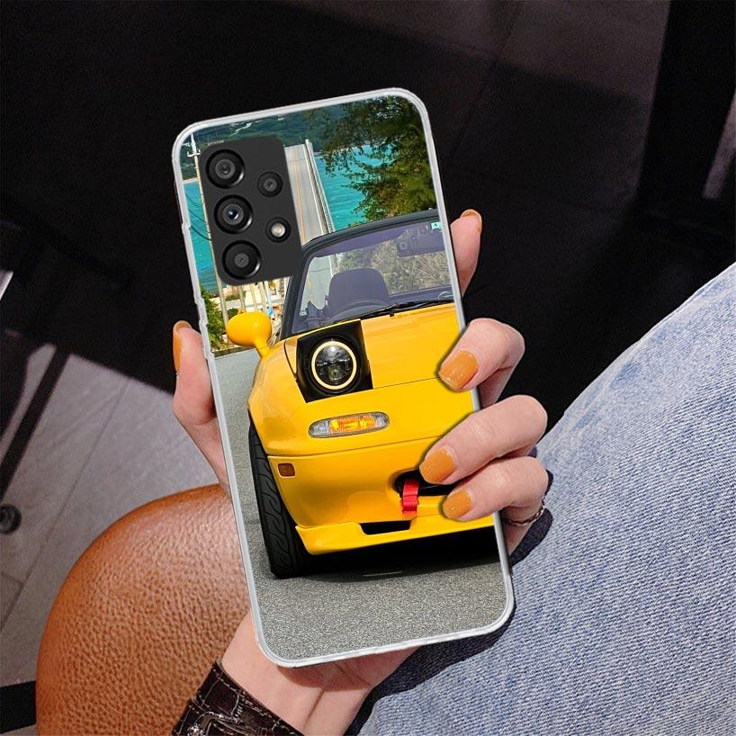 JDM Машина MX5 Милый Чехол для Телефона Для Samsung Galaxy A52 A32 A22 A12 A51 A31 A50S A30S A20S A10S Note 20 Ultra 10 Plus S10 A72 A71 Gal
