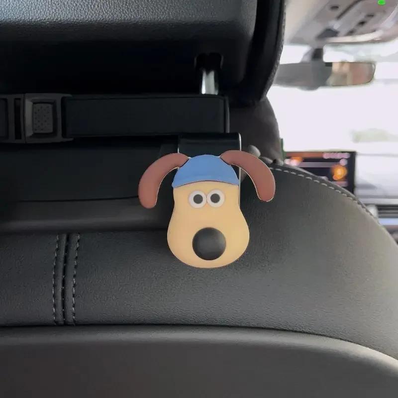 Голова собаки крючок на спинку сиденья автомобиля авто 3D трехмерное украшение на заднее сиденье автомобиля декоративные аксессуары для интерьера
