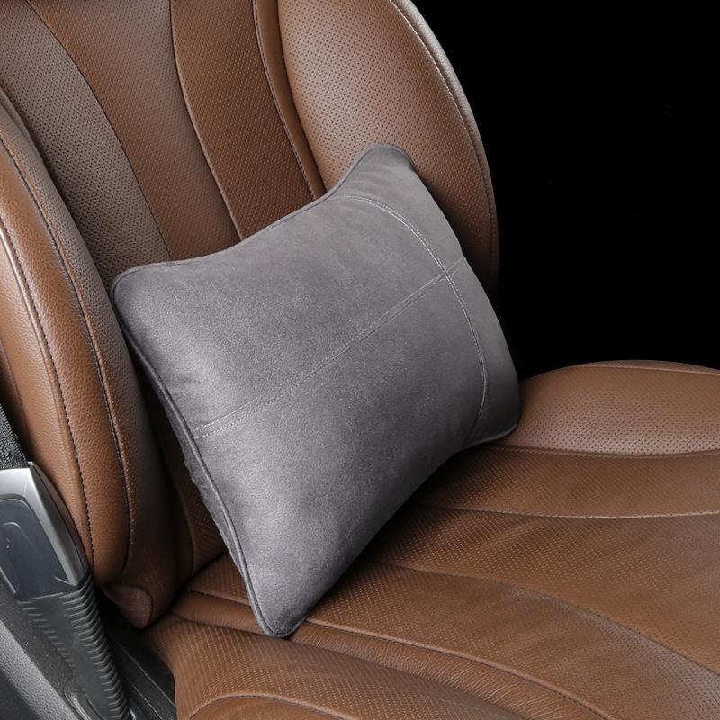 1pc Memory Foam Car Lumbar Pillow - Comfortable Support for Back Cushion Four Season For Car Seat, Office Chair, Recliner