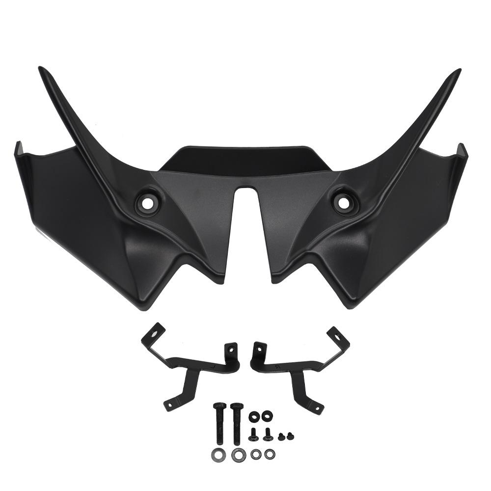 For Kawasaki Z650 Z 650 Z650 2020-2025 2025 Motorcycle Front Spoiler Wing Deflector Frontal Downforce Winglet Fairing Spoilers