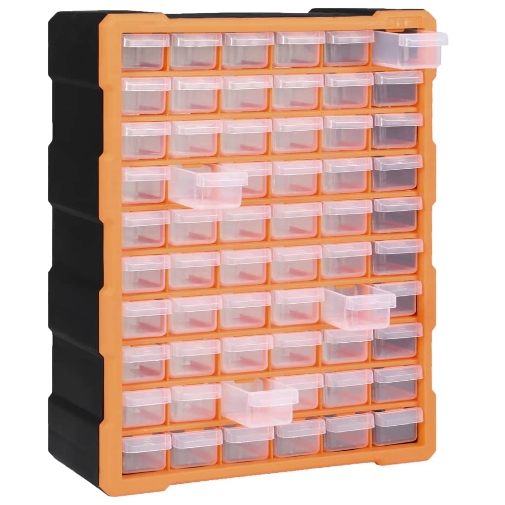 Multi Drawer Organizer with 60 Drawers 38 x 16 x 47.5 cm