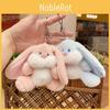 Plush Sweet Rabbit Keychain Colorful Cartoon Animal Stuffed Toy Backpacks For