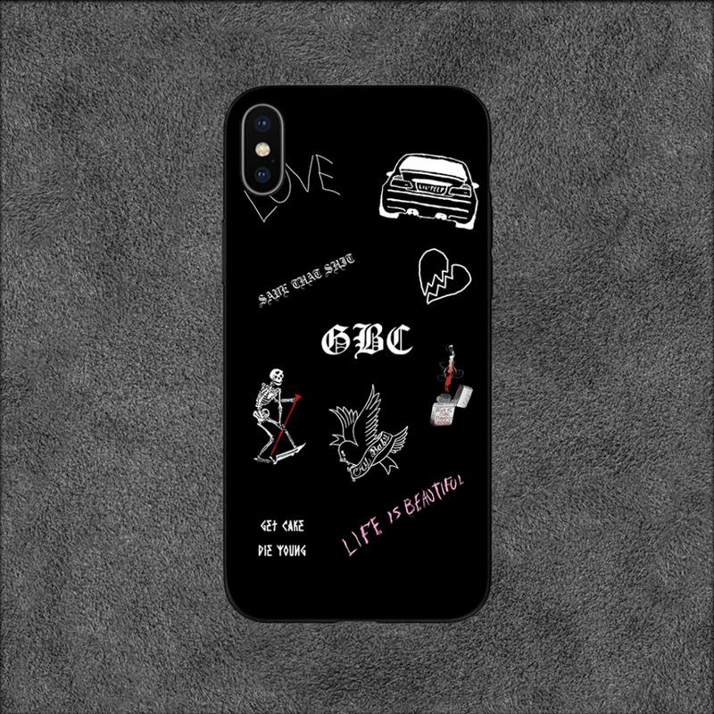 Lil Peep Рэпер iPhone Samsung Galaxy Redmi Xiaomi Note S A 16 15 14 13 12 11 20 21 22 23 53 54 Pro Plus Ultra Силиконовый чехол