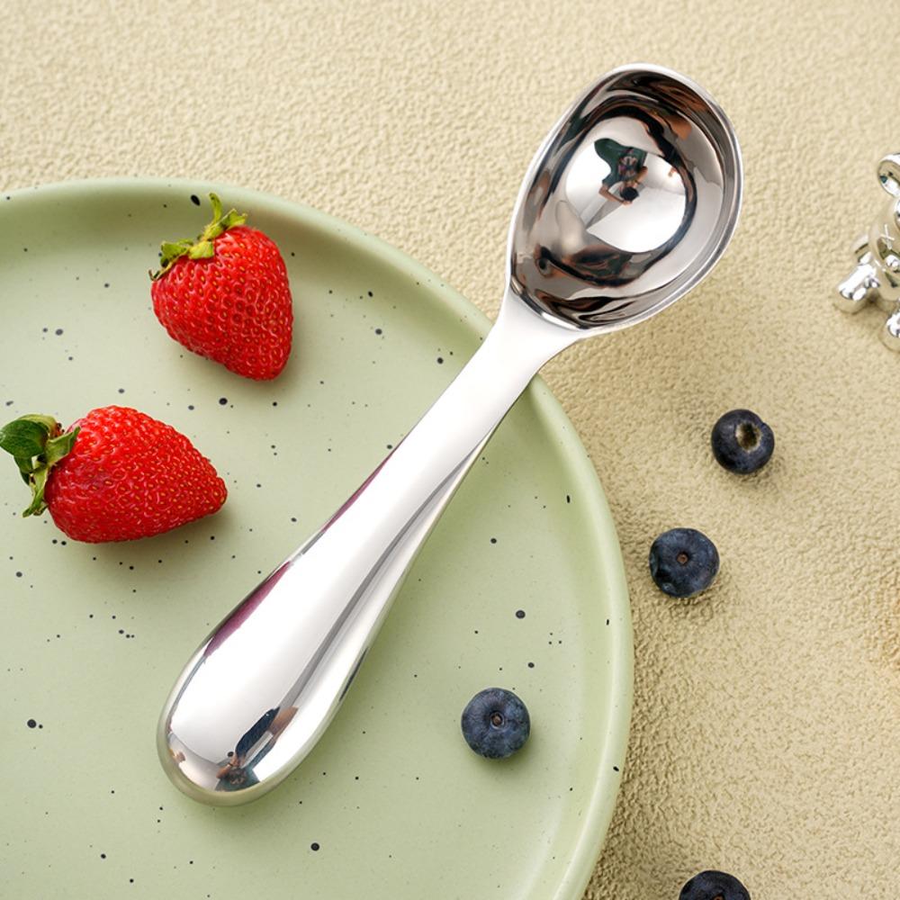 Self-melting Ice Cream Spoon 304 Stainless Steel Gelato Ball Spoon Durable Watermelon Scoop Yogurt