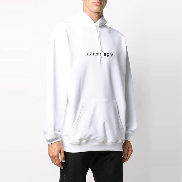 Balenciaga Мужская новая толстовка с капюшоном, средняя посадка, с авторскими правами 570811TIV559040