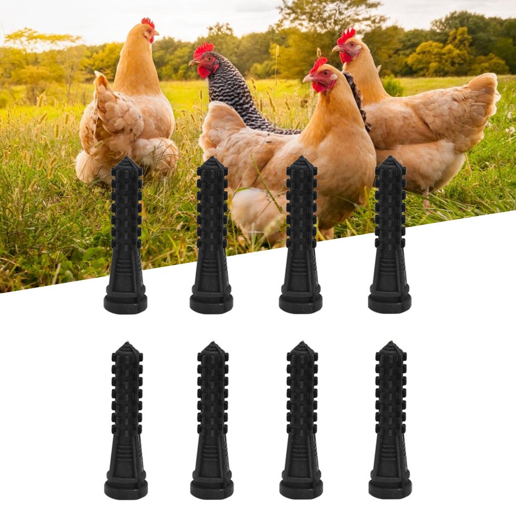 50PCS Fther Plucking Fingers Poultry Hair Removal Rubber Stick Replacement for Automatic Plucker NaMachine Parts