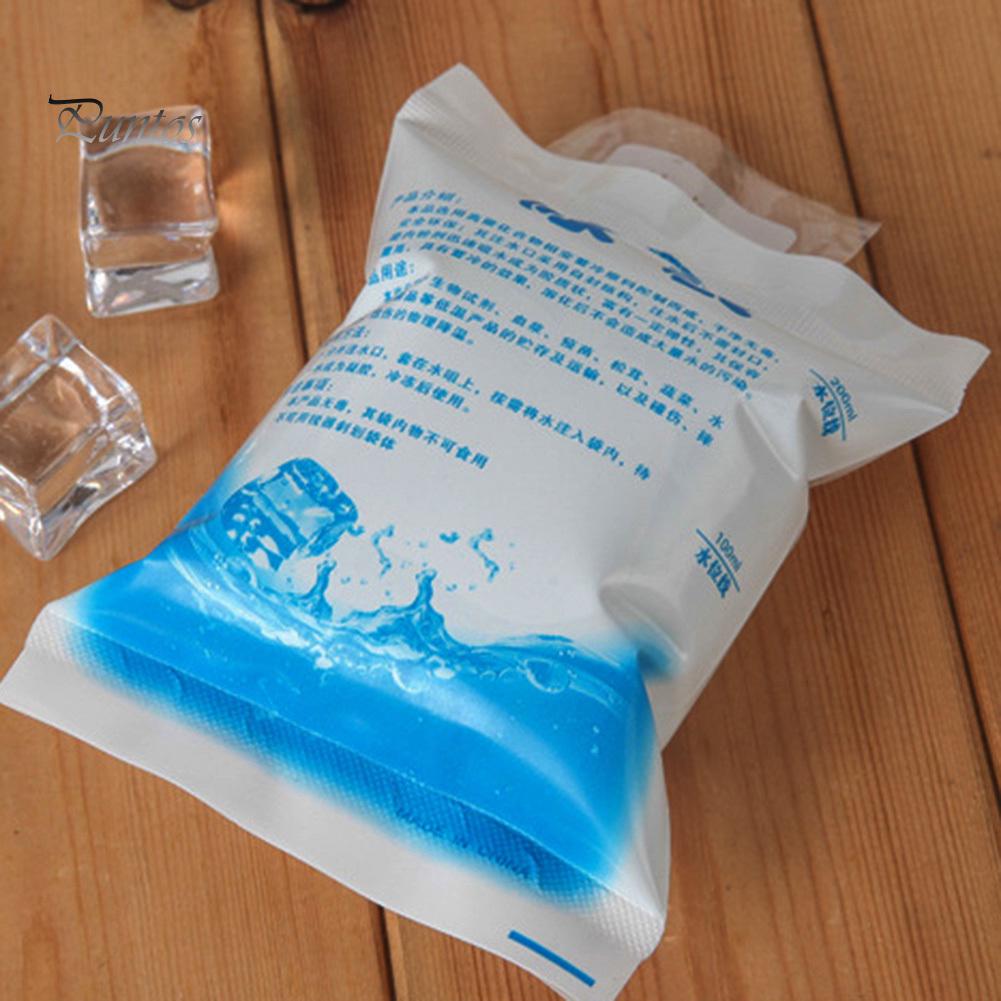 Puntos многоразовый ПЭ пустой мешок для льда инъекция воды холодный пакет для еды свежая первая помощь