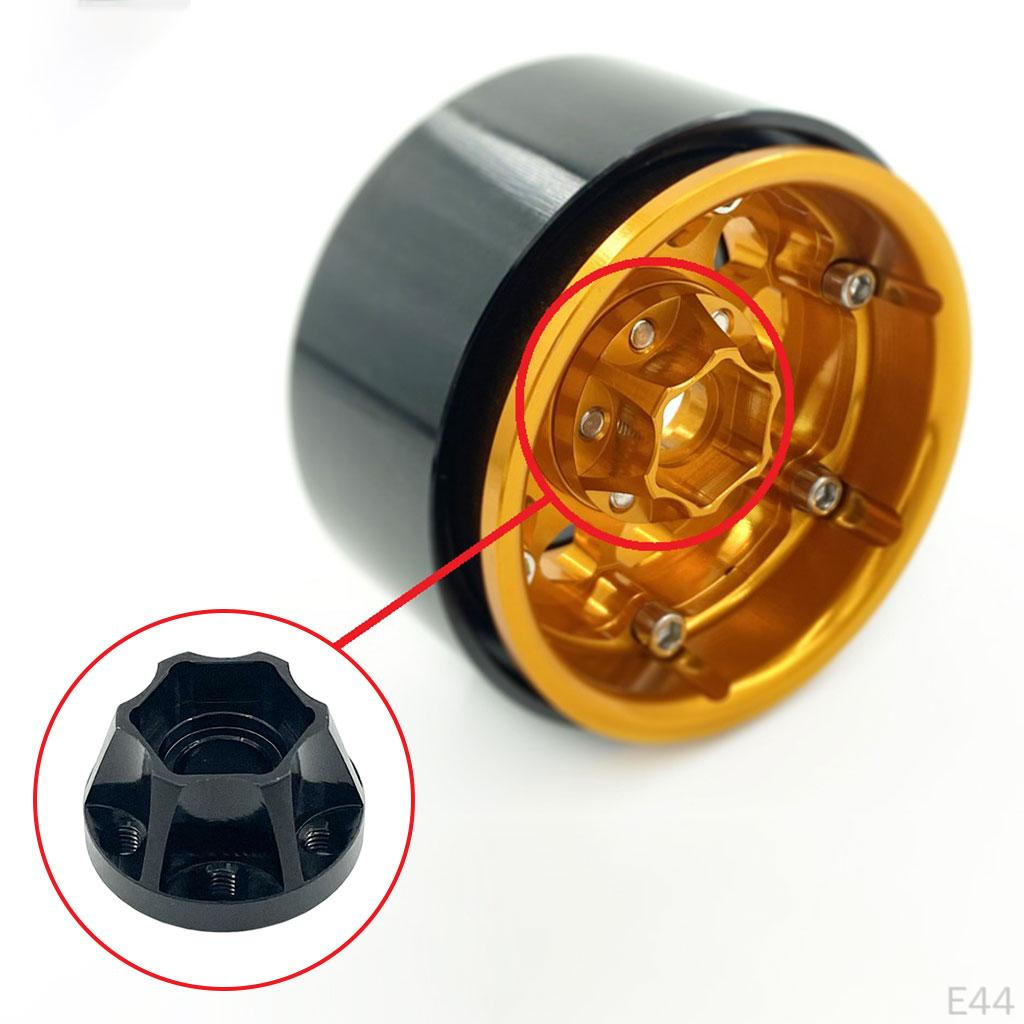 Hexagon Wheel Hubs Spare Parts Aluminum Alloy Modification Accessories Widening for RC Crawler
