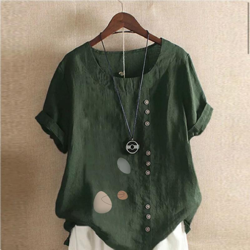 Женская модная футболка с короткими рукавами и милым узором, свободная хлопковая рубашка, повседневная свободная летняя блузка, топы больших размеров