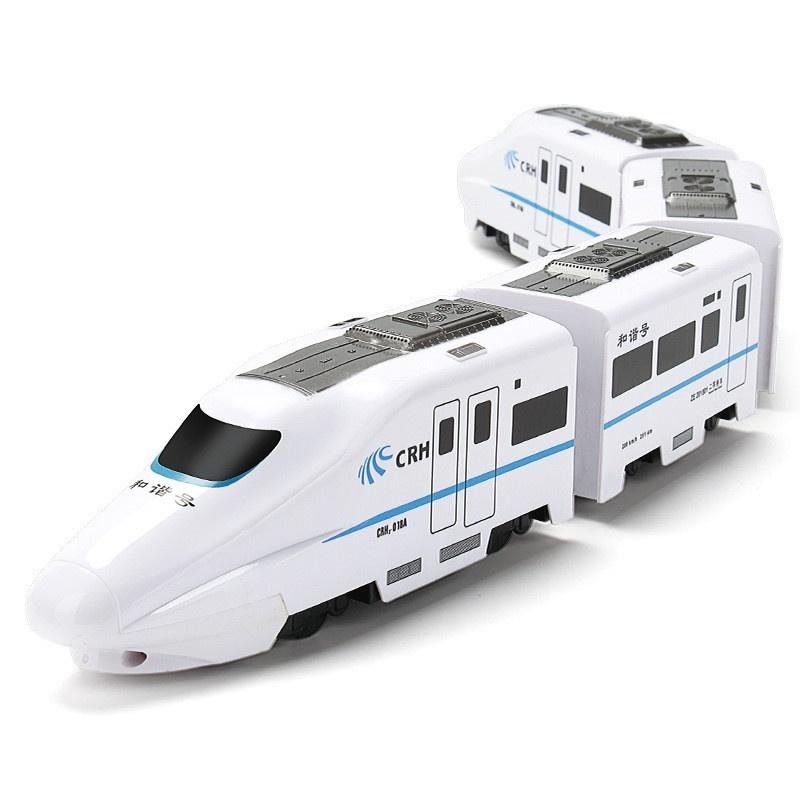 Simulation of High-speed Rail Train Electric Sound Light Small Train Model Boys and Girls Children's Toys