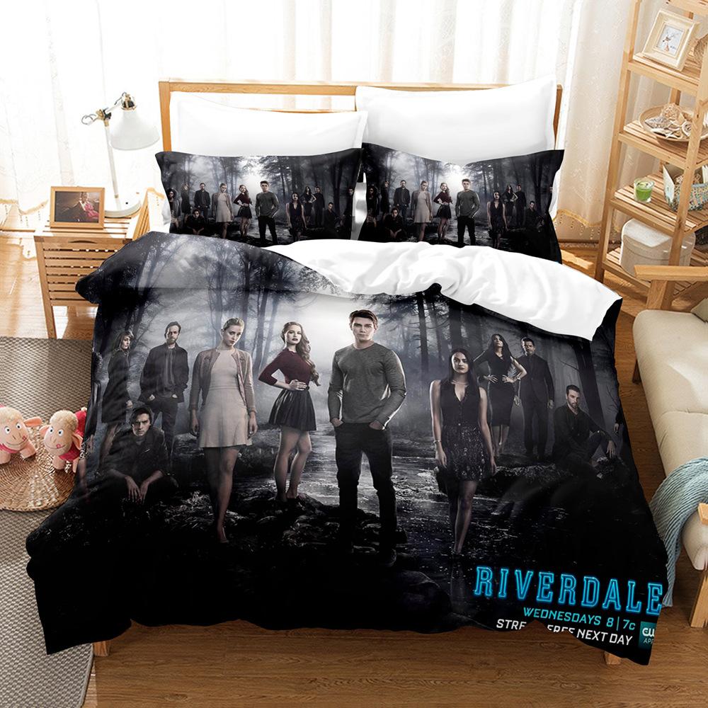 Постельное белье ТВ R-Riverdale Комплект Арчи Эндрюс Бетти Купер Пододеяльник Комплект постельного белья Чехол на одеяло Наволочка Для девочек Мальчиков Подростковый Декор