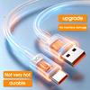 1/2 шт. 120 Вт 10 А USB на Type C Кабель для быстрой зарядки Для Huawei Nova Xiaomi 14 Redmi Телефонов с быстрой зарядкой Кабель для передачи данных 0,3 м 1 м 1,5 м 2 м