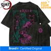 Jojo S Bizarre Adventure Kira Yoshikage Print T Shirt Men Women Tshirts Cotton Clothing Retro Washed T Shirt Harajuku Male Tops